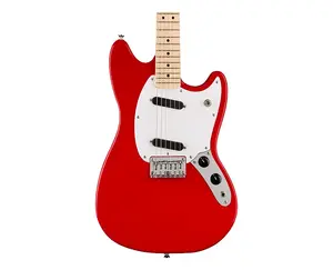 Squier Sonic Mustang - Torino Red с накладкой из клена