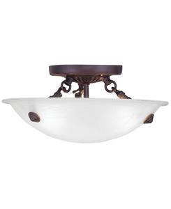 Встраиваемый потолочный светильник Oasis Livex, цвет bronze