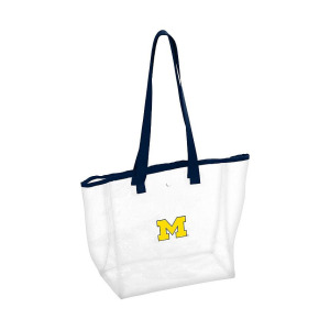 Женская прозрачная большая сумка Michigan Wolverines Stadium Logo Brands, белый