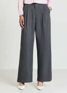 Брюки-Палаццо в тонкую полоску Calliope, Var Grigio Melange