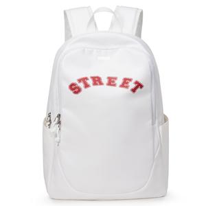 RIOREX Тканевый рюкзак для ноутбука унисекс черный синий красный, White Upgraded