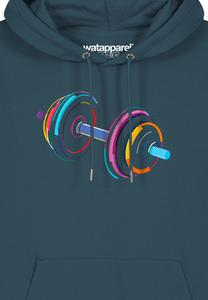 Толстовка с капюшоном watapparel, бирюзовый