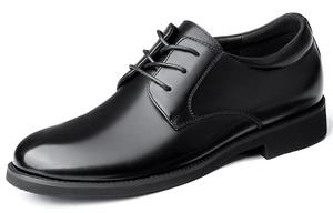 Туфли мужские черные SULEGAO, черные (увеличение роста на 6 см)