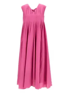Платье миди со складками 'S Max Mara, розовый