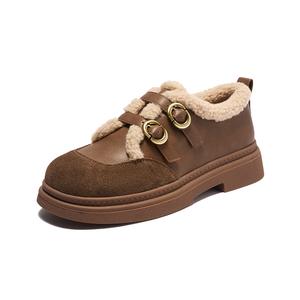 Лоферы 4 см женские JOSINY, Brown