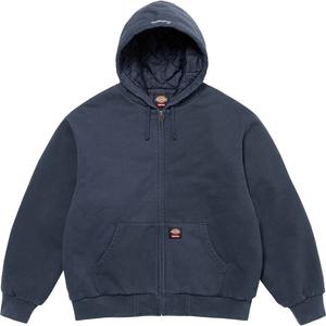 Утепленная худи с капюшоном и молнией Dickies Supreme, синий/темно-синий