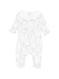 Пижама с оборками и принтом Tartine Et Chocolat, белый