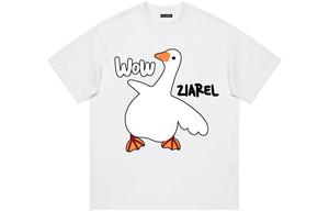 Футболка Unisex Crew Neck Moderate Heavyweight ZIAREL, белый swing duck