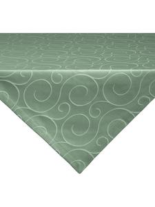 Erwin Müller Жаккардовая скатерть из смесовой хлопчатобумажной ткани Oberhausen, цвет шалфей