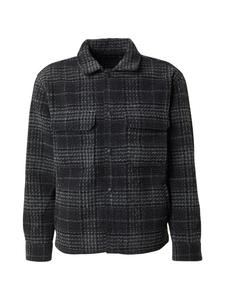 Abercrombie & Fitch Куртка для межсезонья в черном цвете