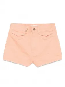 Шорты с логотипом CHLOÉ, оранжевый