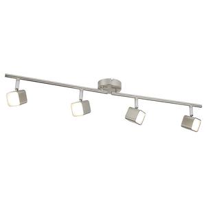 Потолочный светильник searchlight Quad, сталь - серебро
