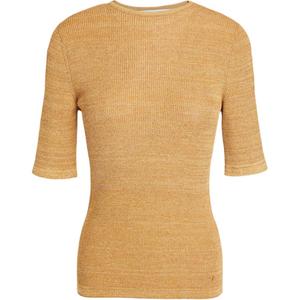 Футболка FW22 вязаная женская коричневая TORY BURCH