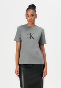 Футболка Calvin Klein Print T-shirt, Med Grey Heather/Grey