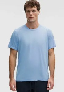 Футболка с коротким рукавом vent tech, базовая модель Lululemon, Sinatra Blue