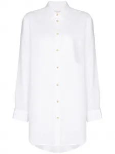Рубашка оверсайз Asceno, белый