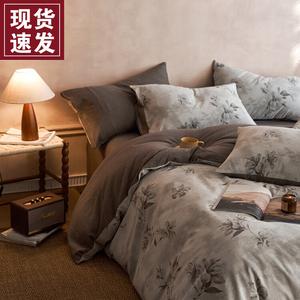 LUOLAI HOME Комплект постельного белья 4 предмета с пододеяльником 200x230 см, простыня