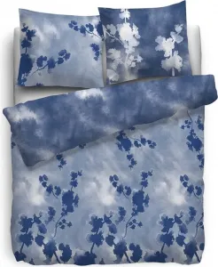 Постельное белье HnL Twill Essex Floral Blue 135x200 см + 80x80 см