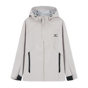 Куртка Soft Shell Jacket Unisex Mizuno, Ecru
