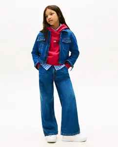 Джинсы для девочек свободного кроя Tommy Hilfiger, синий