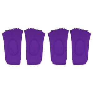 2 пары носков для йоги, носки с пятью пальцами, балетные носки для пилатеса Barre для женщин, светло-розовые Unique Bargains, фиолетовый