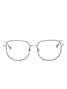 Очки в прямоугольной оправе Matsuda, зеленый