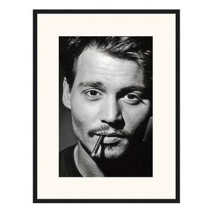 Картина Any Image Johnny Depp, 43x53x2,5 см, черный