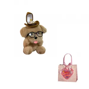 Капибара кольцевая шкатулка плюшевая кукла высота 15см FKOFR