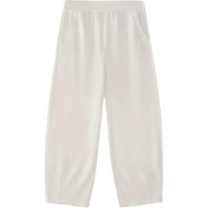 FILA KIDS Подростковые вязаные спортивные штаны Steam White