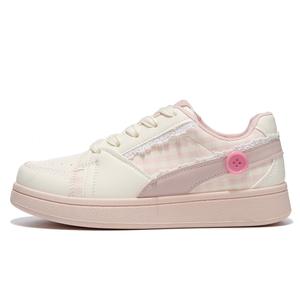 Износостойкие дышащие легкие женские скейтерские кеды Low Top Georgina Goodman, розовый