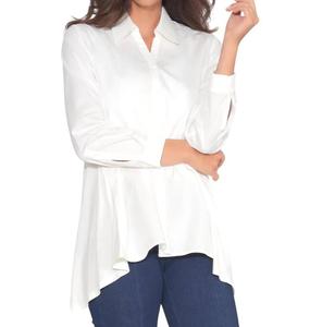 Вдохновленная рубашка нежно-белого цвета Stella Carakasi