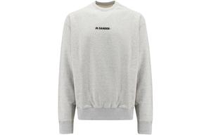 Свитшот с принтом логотипа JIL SANDER, серый