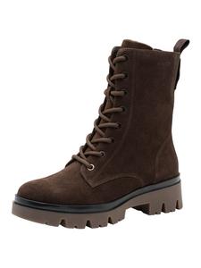 Tamaris Широкие ботильоны из мокасиновой замши