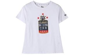 New Era Обычная футболка женская белая