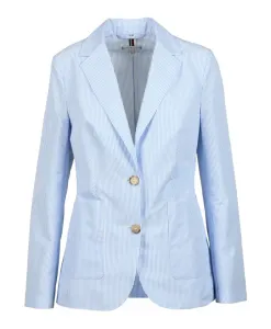 Стильная куртка, смесь хлопка и полиэстера. Tommy Hilfiger, синий