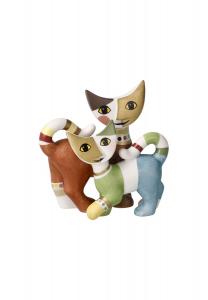 Статуэтка Розина Вахтмайстер - мини-кошки Mio e Bea Goebel, bunt