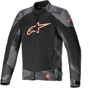 Куртка мотоциклетная Alpinestars T-SP X Superair для мужчин, Gray Camo/Red Fluo, размер X-Large