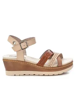 Сандалии на плоской подошве Refresh By Women's XTI, коричневый/бежевый