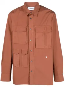 Рубашка на пуговицах Études Studio, коричневый