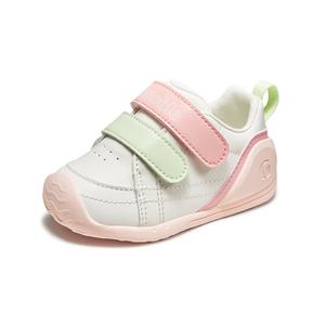 Антискользящие износостойкие низкие детские ботинки для малышей GINOBLE, белый/strawberry powder