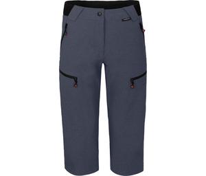 BERGSON Штаны для походов 3/4, прочные, эластичные, серые
