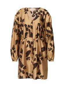 Платье MSCH COPENHAGEN Nilla Romina, коричневый/карамельный