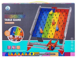 Радужная игровая доска, мраморная дорожка, дорожка для мячей, горка, блоки 477 Эл. Inna marka