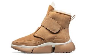 Тёплые короткие зимние сапоги женские Chestnut AU&MU, Black