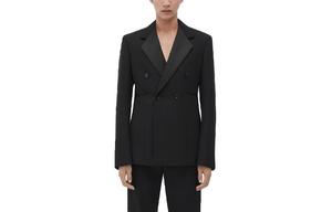 Деловой костюм мужской черный Bottega Veneta, черный