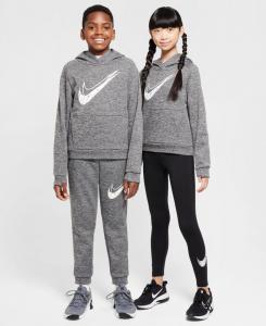 Толстовка Therma-FIT с защитой от пятен для мальчиков и девочек 8-18 лет Nike, Black, Gray