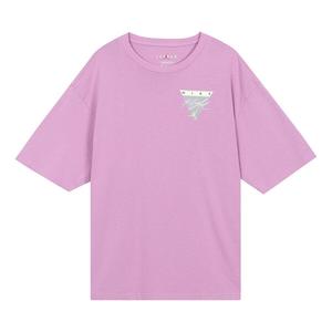 Футболка для полетов, необходимые вещи, стираные, баскетбольные, спортивные, с принтом, круглый вырез, короткий рукав, Air Jordan, фиолетовый