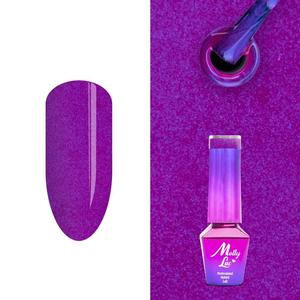 Молли Лак, 504 года. Будь ярче! Purple Chic, Гибридный лак для ногтей, 5 мл Molly Lac
