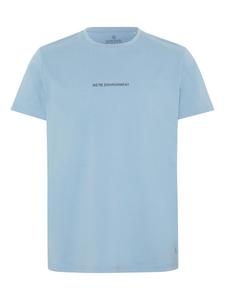 Рубашка Detto Fatto mit QR-Code-Print, синий