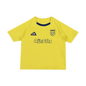 Adidas Футболка SS25 желтая для детей 3-7 лет